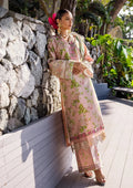 ELAF Signature Embroidered Lawn 3Pc Suit ESL-05B DELIGHT DRAPE - House Of Hania