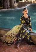 ELAF Signature Embroidered Lawn 3Pc Suit ESL-06A ECLIPSED DREAM - House Of Hania