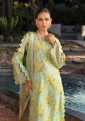 ELAF Signature Embroidered Lawn 3Pc Suit ESL-06B MAJESTIC NOVA - House Of Hania
