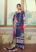 ELAF Signature Embroidered Lawn 3Pc Suit ESL-08A SINCLAIR - House Of Hania