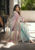 ELAF Signature Embroidered Lawn Unstitched 3Pc Suit ESL-02B PEARLY ESSENCE - House Of Hania