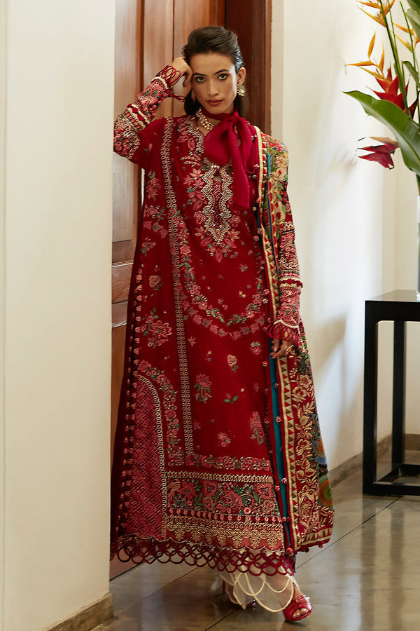 ELAN-AALIA (EL23-08 A)-LAWN COLLECTION'23 - House Of Hania
