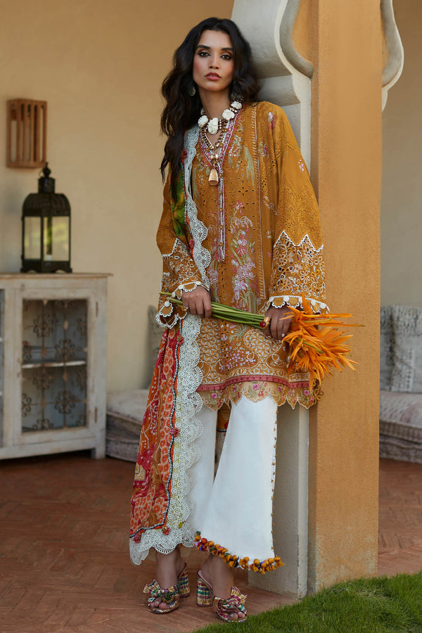 ELAN-IVANA (EL23-06 A)-LAWN COLLECTION'23 - House Of Hania