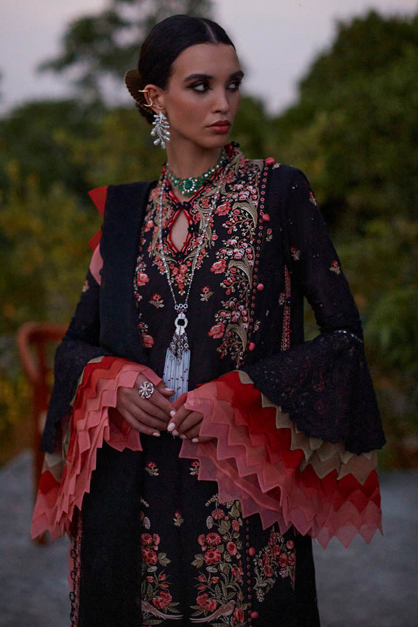 ELAN-NYSA (EL23-02 A)-LAWN COLLECTION'23 - House Of Hania