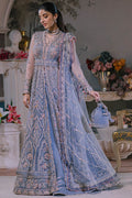 ELAN Wedding Festive Embroidered Net 3Pc Suit EC2-23-08 - House Of Hania