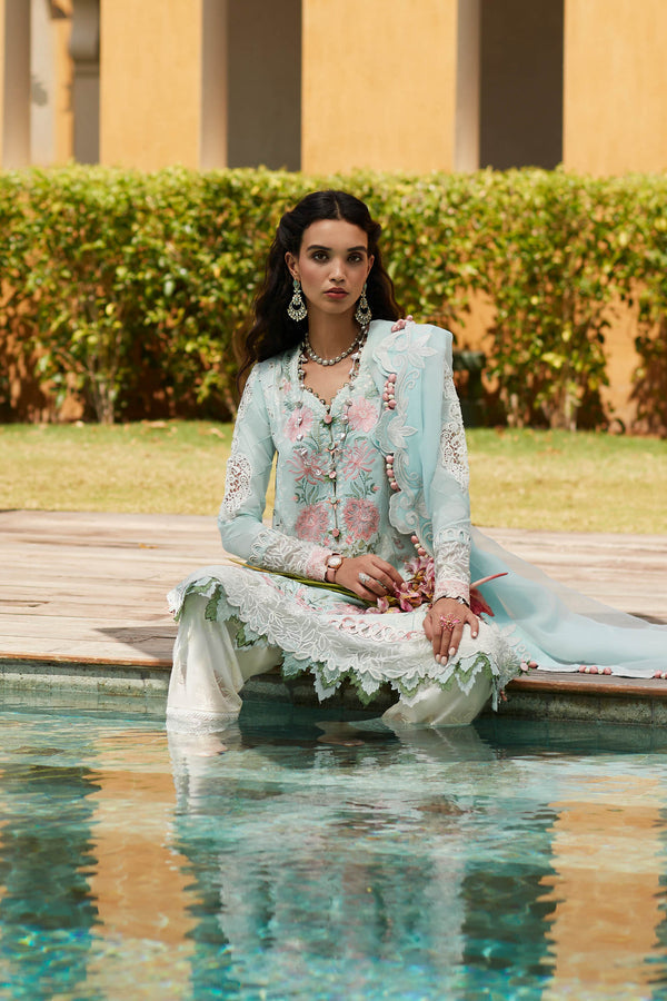 ELAN-ZIVA (EL23-03 A)-LAWN COLLECTION'23 - House Of Hania