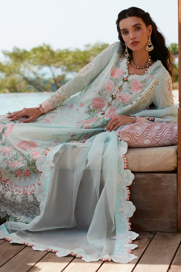 ELAN-ZIVA (EL23-03 A)-LAWN COLLECTION'23 - House Of Hania