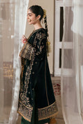 EMBROIDERED VELVET UF-255 - House Of Hania