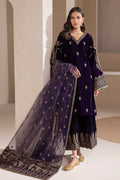 EMBROIDERED VELVET UF-420 - House Of Hania