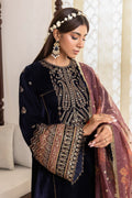 EMBROIDERED VELVET UF-424 - House Of Hania