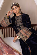 EMBROIDERED VELVET UF-424 - House Of Hania