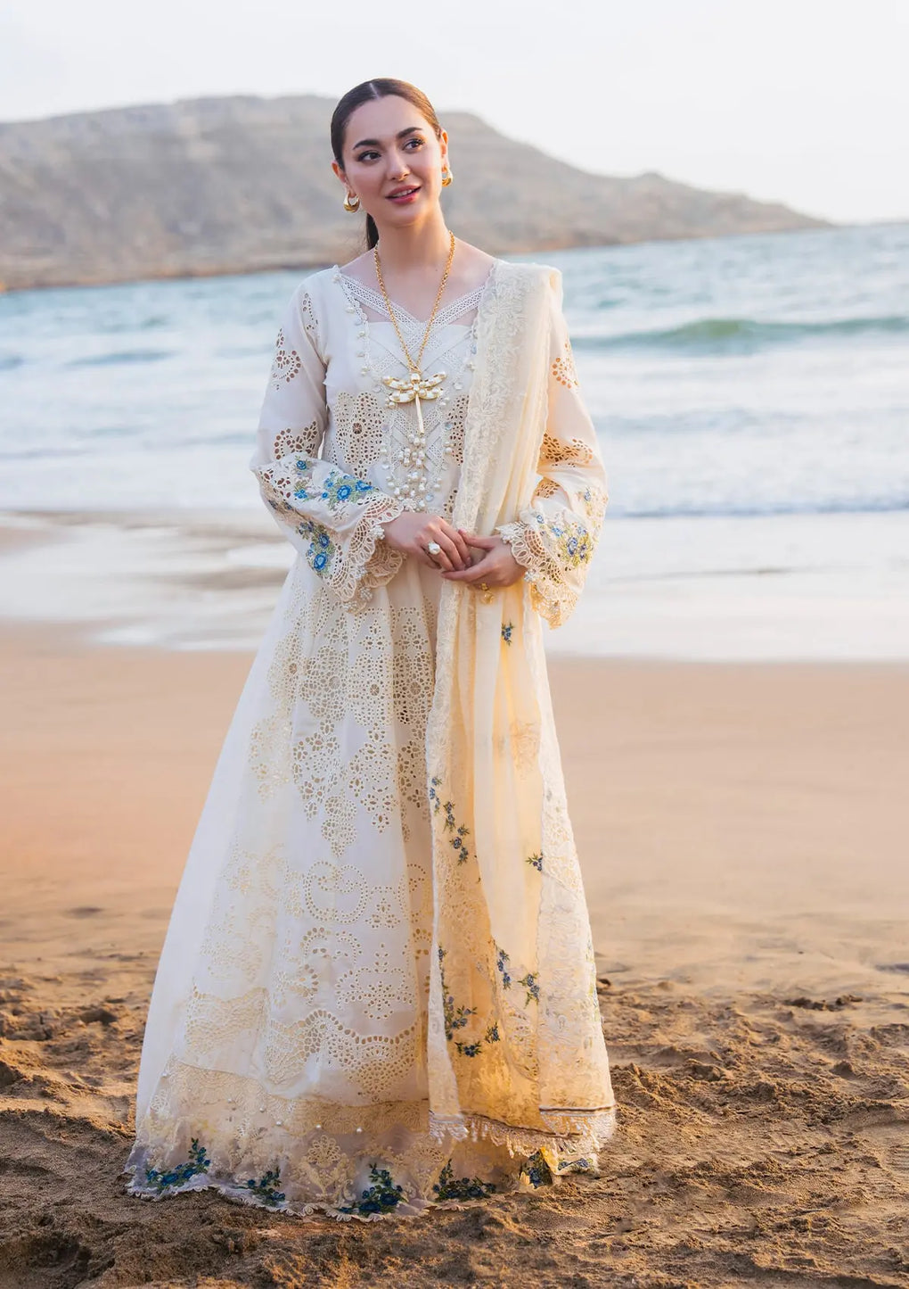 Elaf Premium | Hai Kuch Festive Lawn 24 | EHK-03B Ayra - House Of Hania