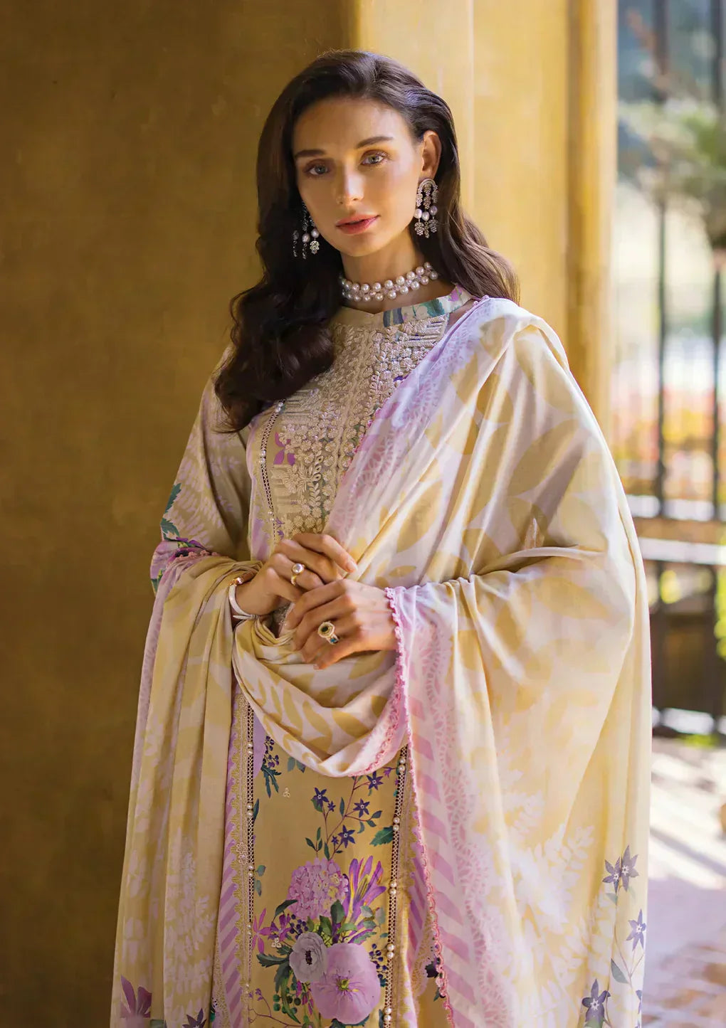 Elaf Premium | Print Chikankari 24 | ECT-04A TWINKLE - House Of Hania