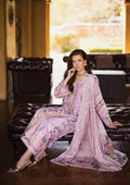 Elaf Premium Print Chikankari Lawn 3Pc Suit ECT-04B DELPHINE - House Of Hania