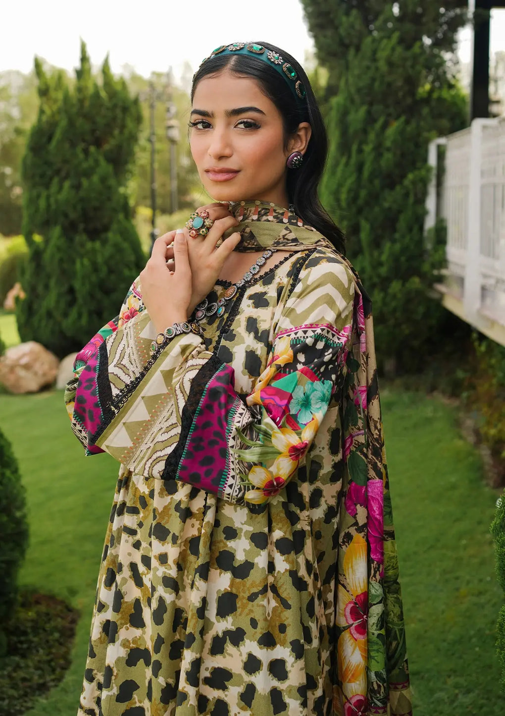 Elaf Premium | Printed Collection 24 | EEP-06B - Wonders - House Of Hania