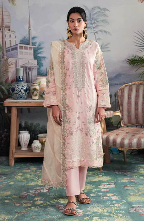 Emaan Adeel | Ayra Luxury Lawn 24 | AR-01 - House Of Hania