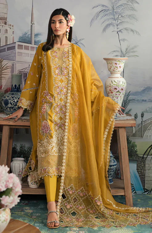 Emaan Adeel | Ayra Luxury Lawn 24 | AR-06 - House Of Hania