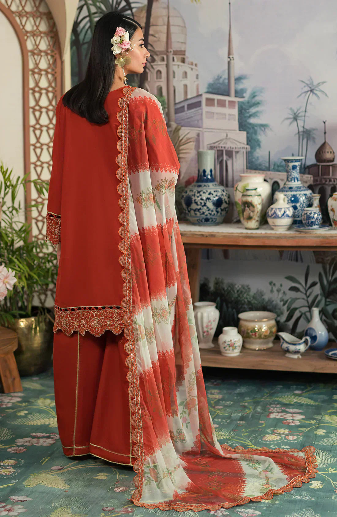 Emaan Adeel | Ayra Luxury Lawn 24 | AR-08 - House Of Hania