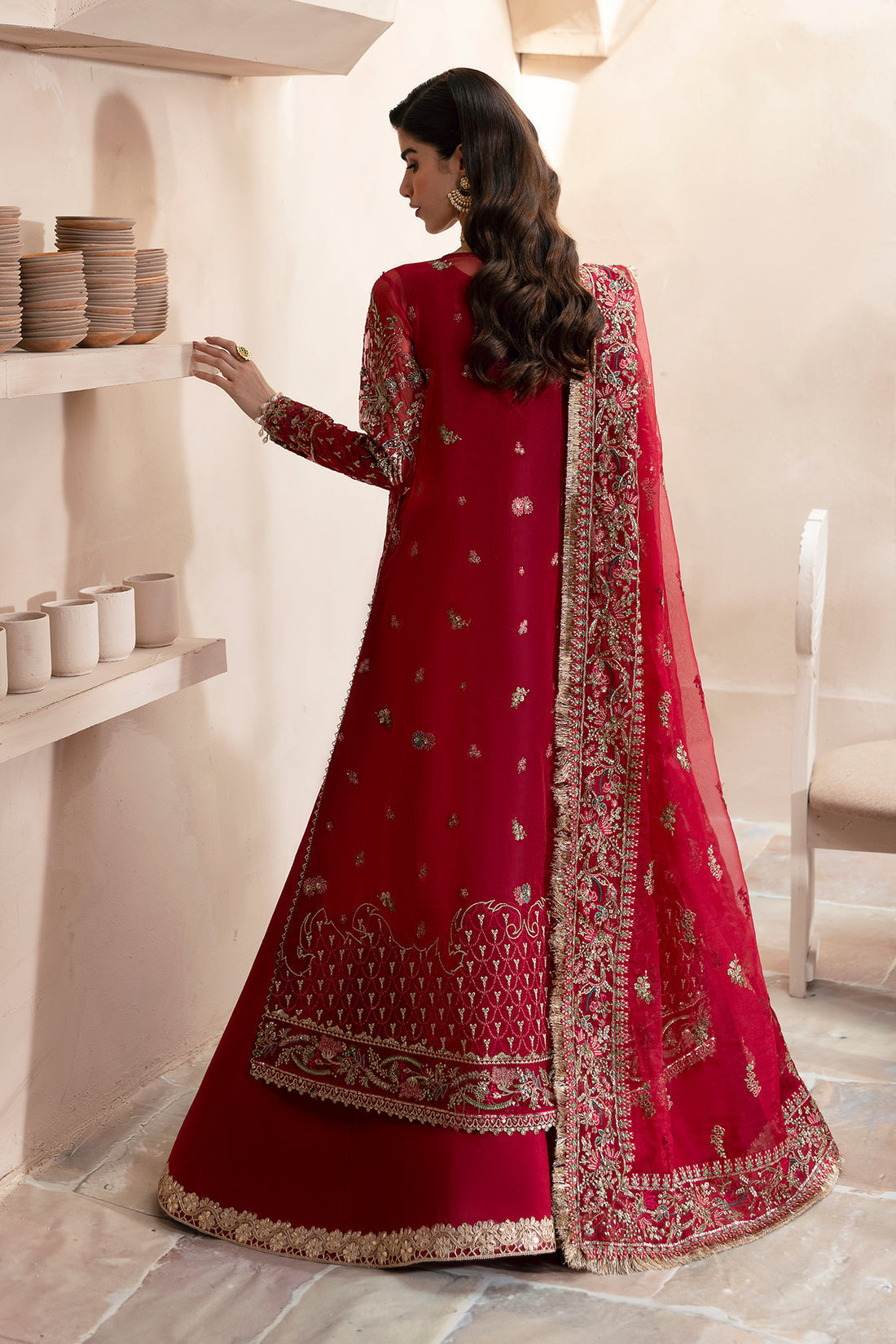 Emaan Adeel | Clay Couture | CARMINE - House Of Hania