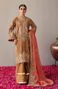 Emaan Adeel Makhmal Embroidered Velvet 3Pc Suit MK-07 MERAKI - House Of Hania