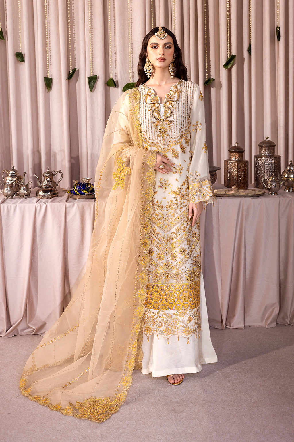 Emaan Adeel Romansiyyah Luxury Formal 3 Piece Suit RM-01 Chantel - House Of Hania
