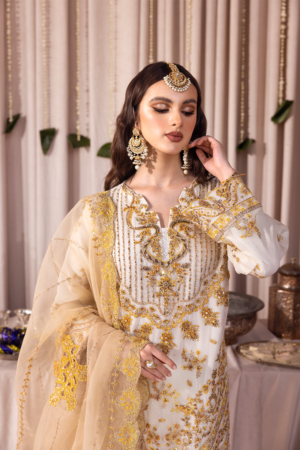 Emaan Adeel Romansiyyah Luxury Formal 3 Piece Suit RM-01 Chantel - House Of Hania