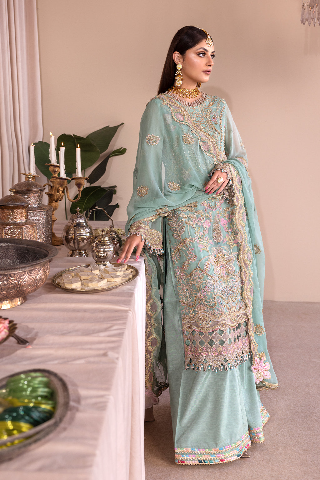 Emaan Adeel Romansiyyah Luxury Formal 3 Piece Suit RM-02 Dalilah - House Of Hania
