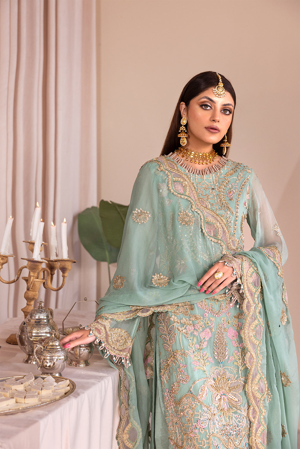 Emaan Adeel Romansiyyah Luxury Formal 3 Piece Suit RM-02 Dalilah - House Of Hania