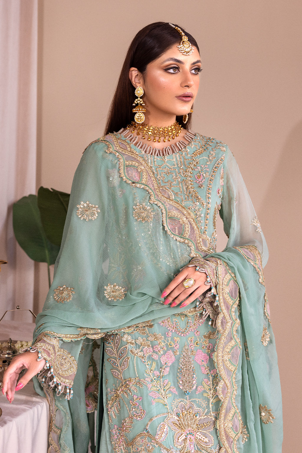 Emaan Adeel Romansiyyah Luxury Formal 3 Piece Suit RM-02 Dalilah - House Of Hania