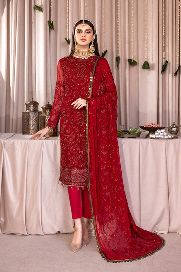 Emaan Adeel Romansiyyah Luxury Formal 3 Piece Suit RM-08 Sarafeen - House Of Hania