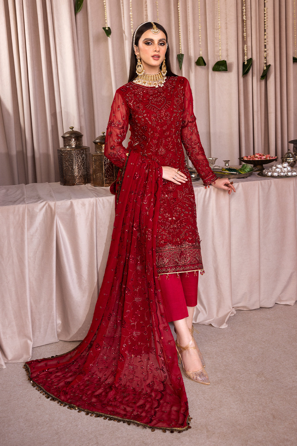 Emaan Adeel Romansiyyah Luxury Formal 3 Piece Suit RM-08 Sarafeen - House Of Hania