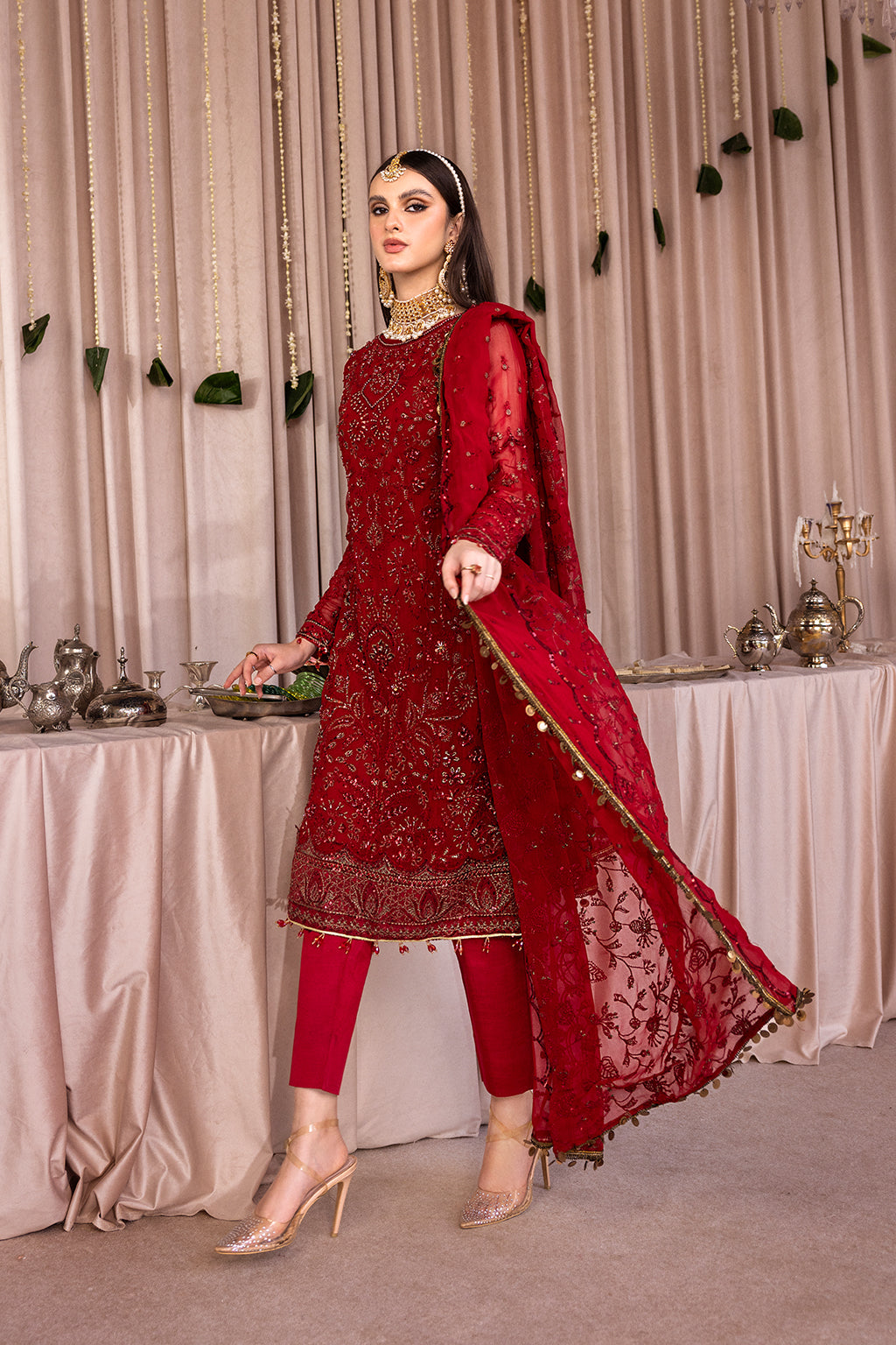 Emaan Adeel Romansiyyah Luxury Formal 3 Piece Suit RM-08 Sarafeen - House Of Hania