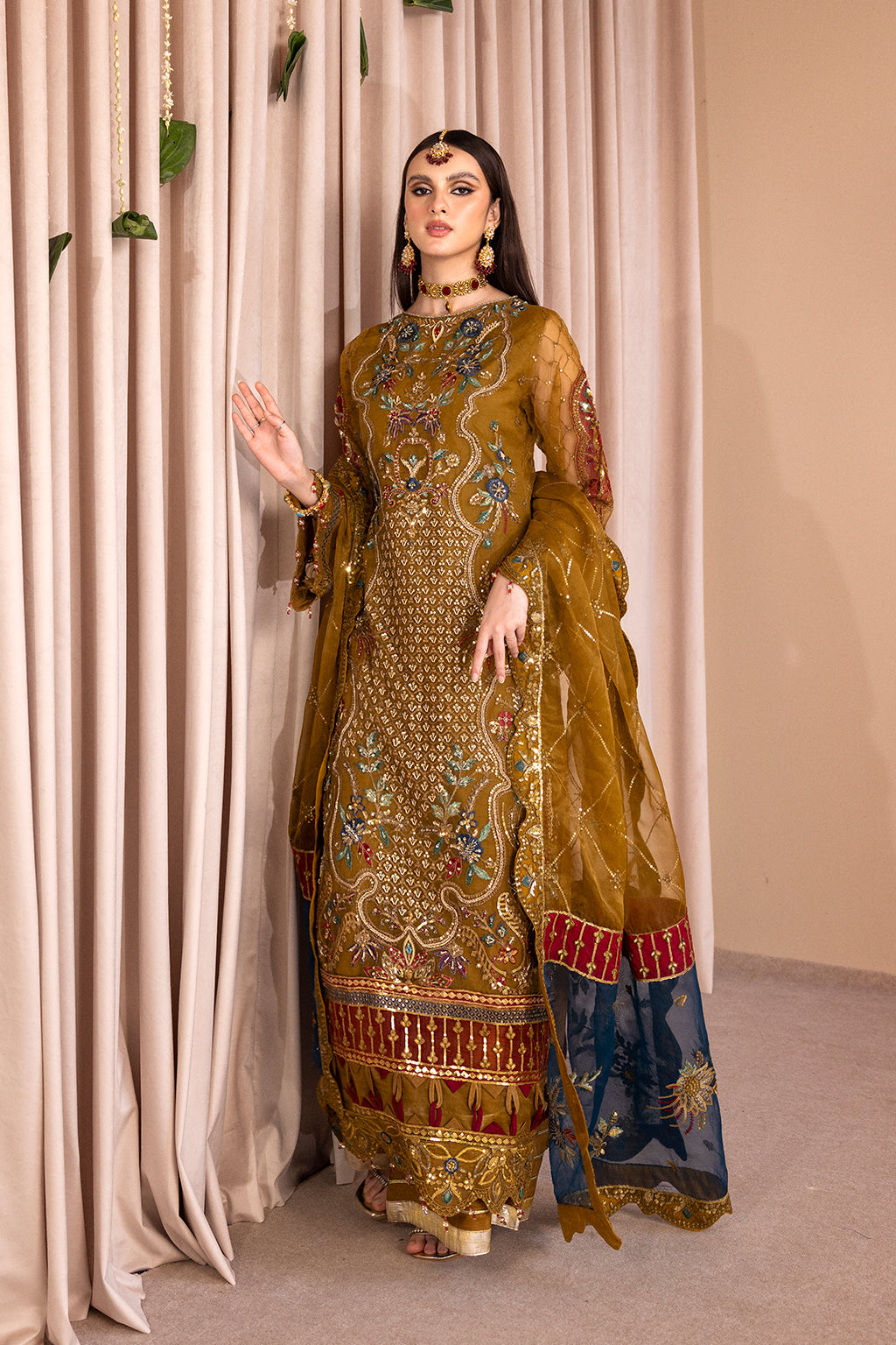 Emaan Adeel Romansiyyah Luxury Formal 3 Piece Suit RM-09 Misha - House Of Hania