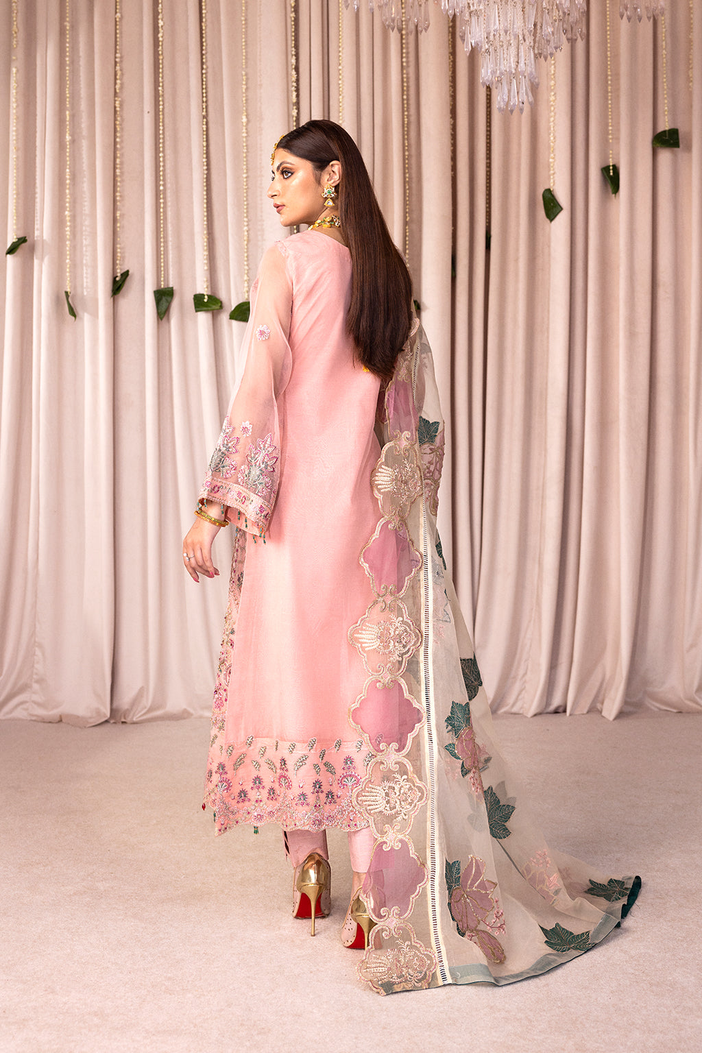 Emaan Adeel Romansiyyah Luxury Formal 3 Piece Suit RM-10 Iris - House Of Hania