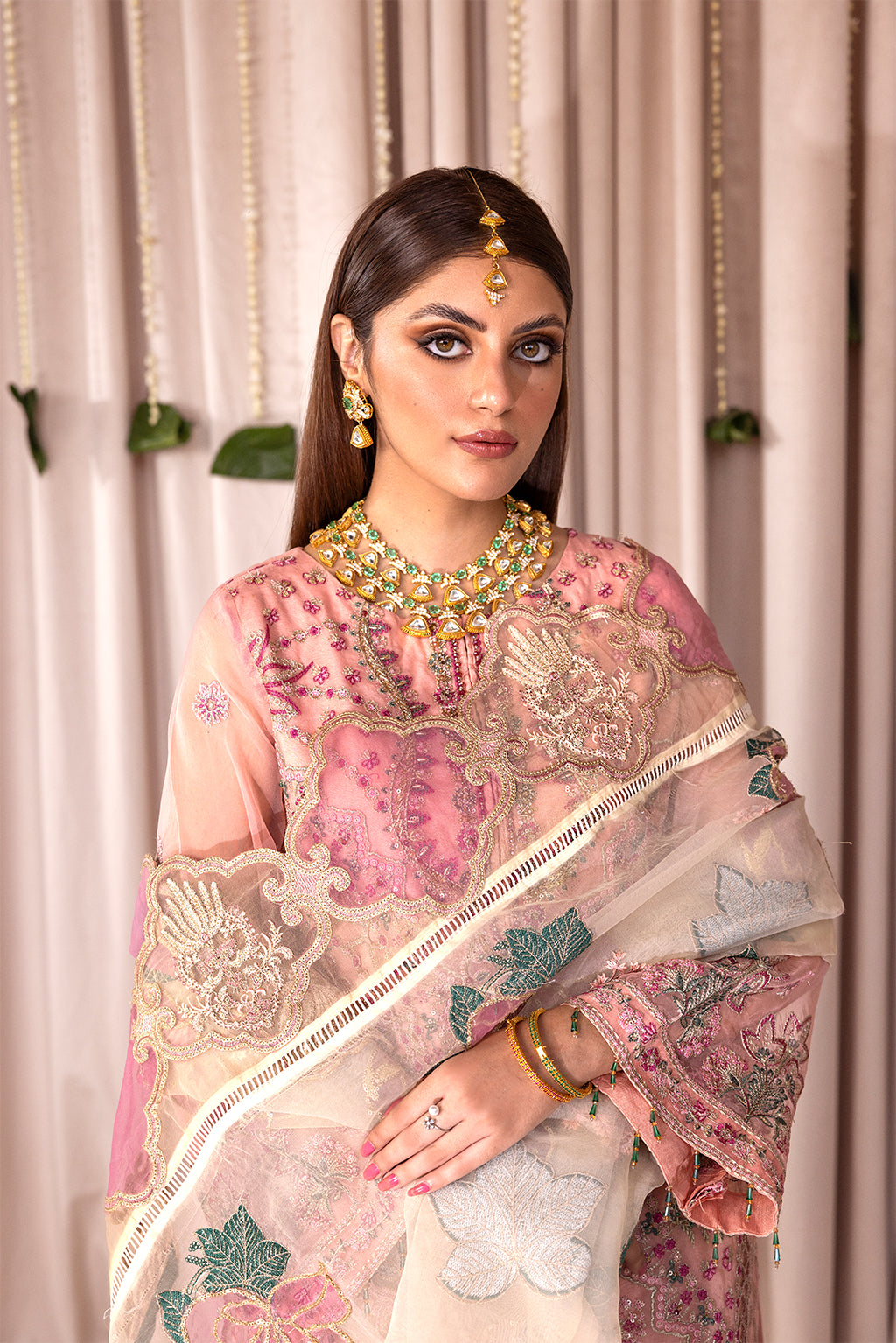 Emaan Adeel Romansiyyah Luxury Formal 3 Piece Suit RM-10 Iris - House Of Hania