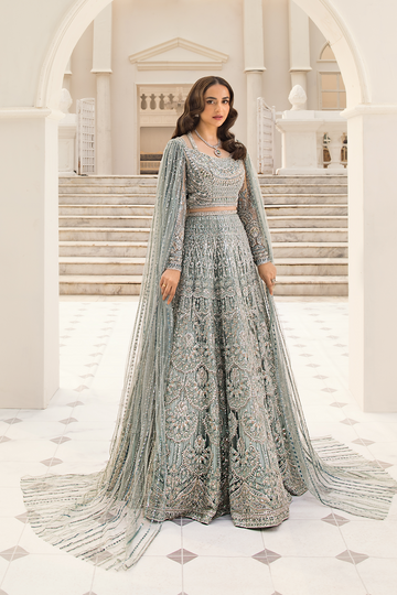 Erum Khan | Iris Bridal Couture 24 | MINTY BREEZE - House Of Hania