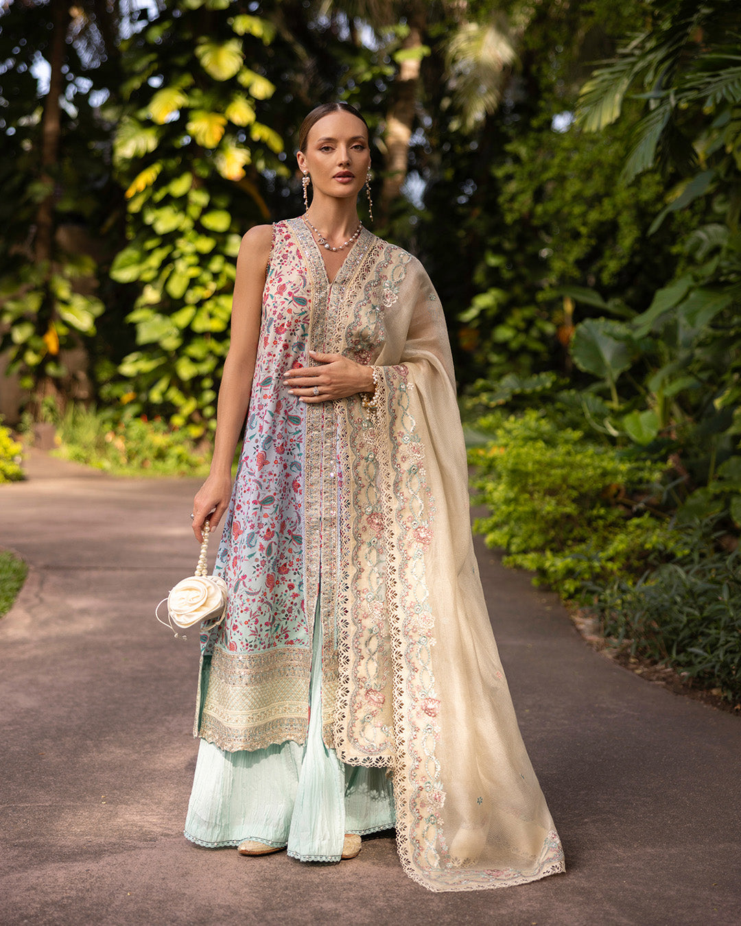 Faiza Saqlain | Zinnia Lawn 25 | Danica - House Of Hania