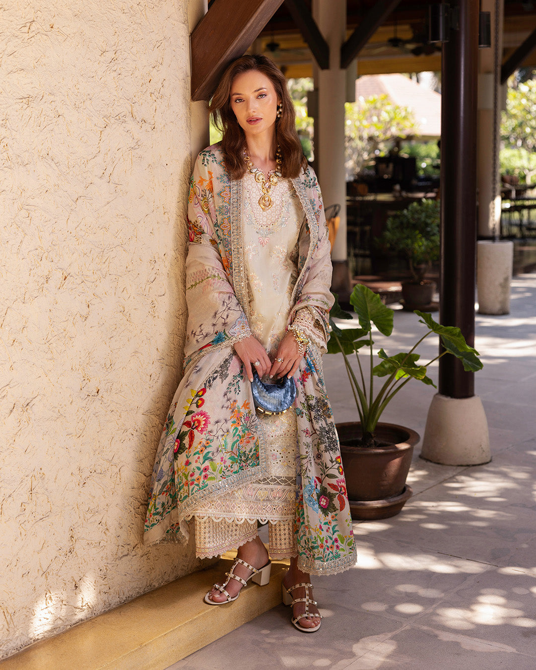 Faiza Saqlain | Zinnia Lawn 25 | Delilah - House Of Hania