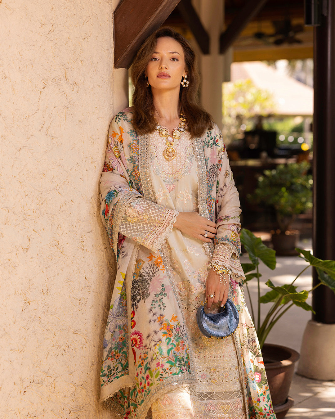 Faiza Saqlain | Zinnia Lawn 25 | Delilah - House Of Hania