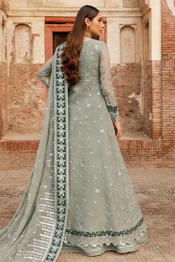 Farasha | Ritzier Wedding Formals |  Grey Veil - House Of Hania