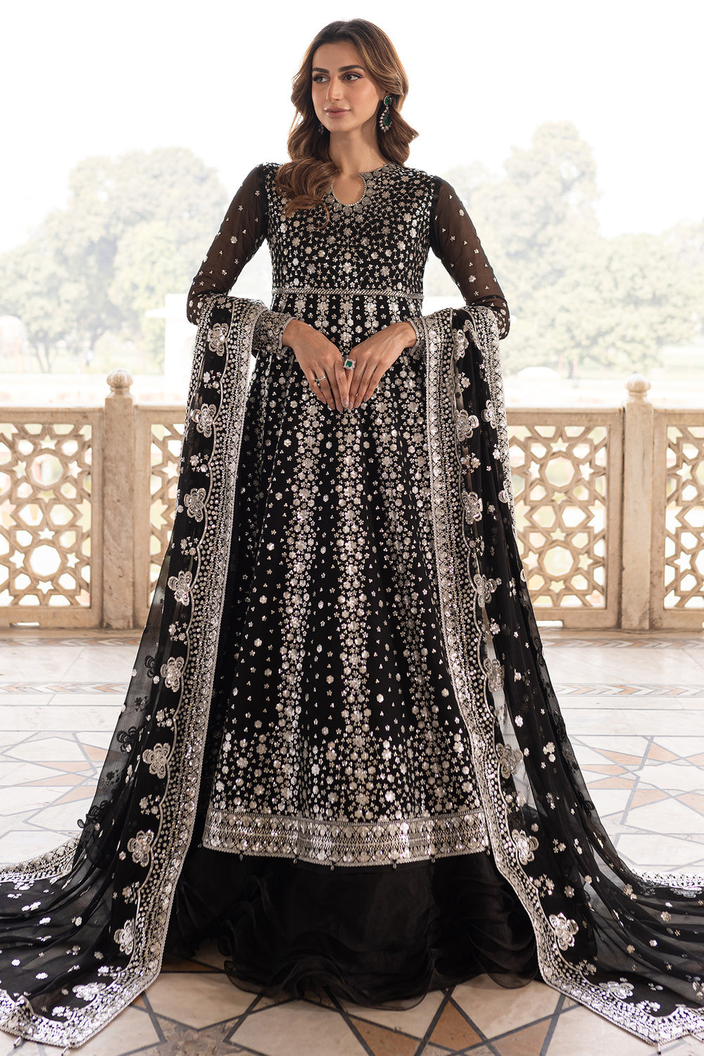 Farasha | Ritzier Wedding Formals | Midnight Orchid - House Of Hania