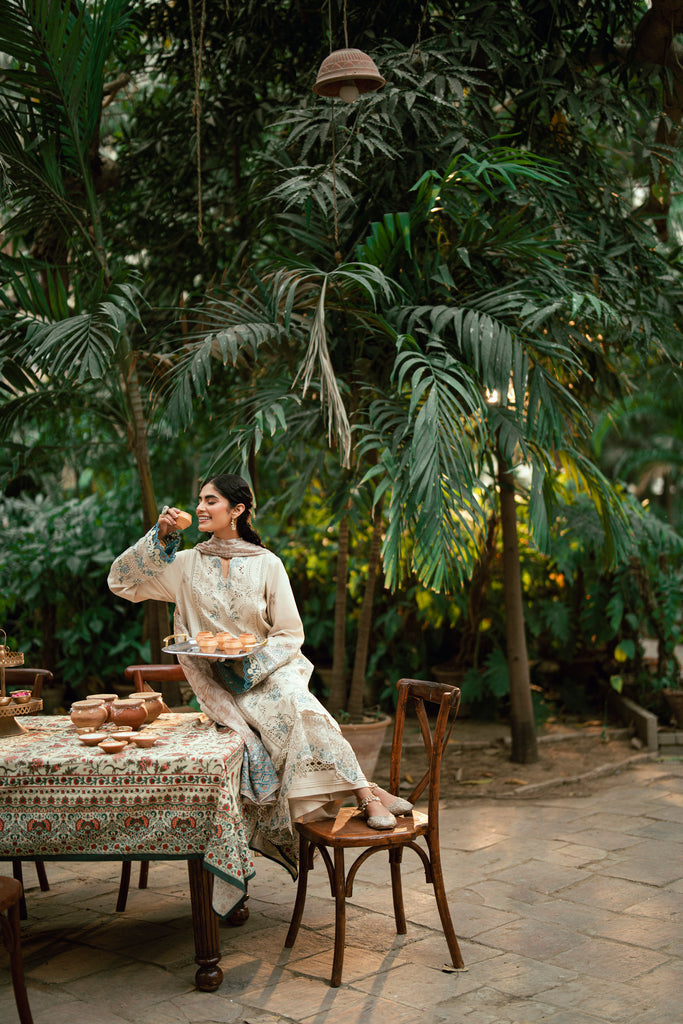 Florent | Eid Edits Luxury Lawn | FEE-4B - House Of Hania