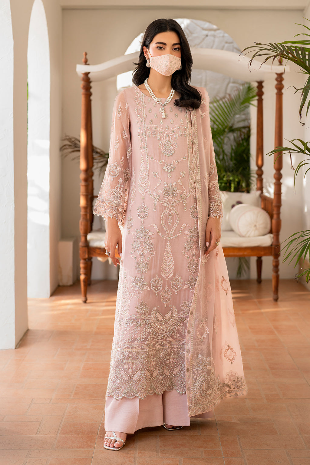 Flossie | Naqsh Formals | S-1403 (A) - House Of Hania