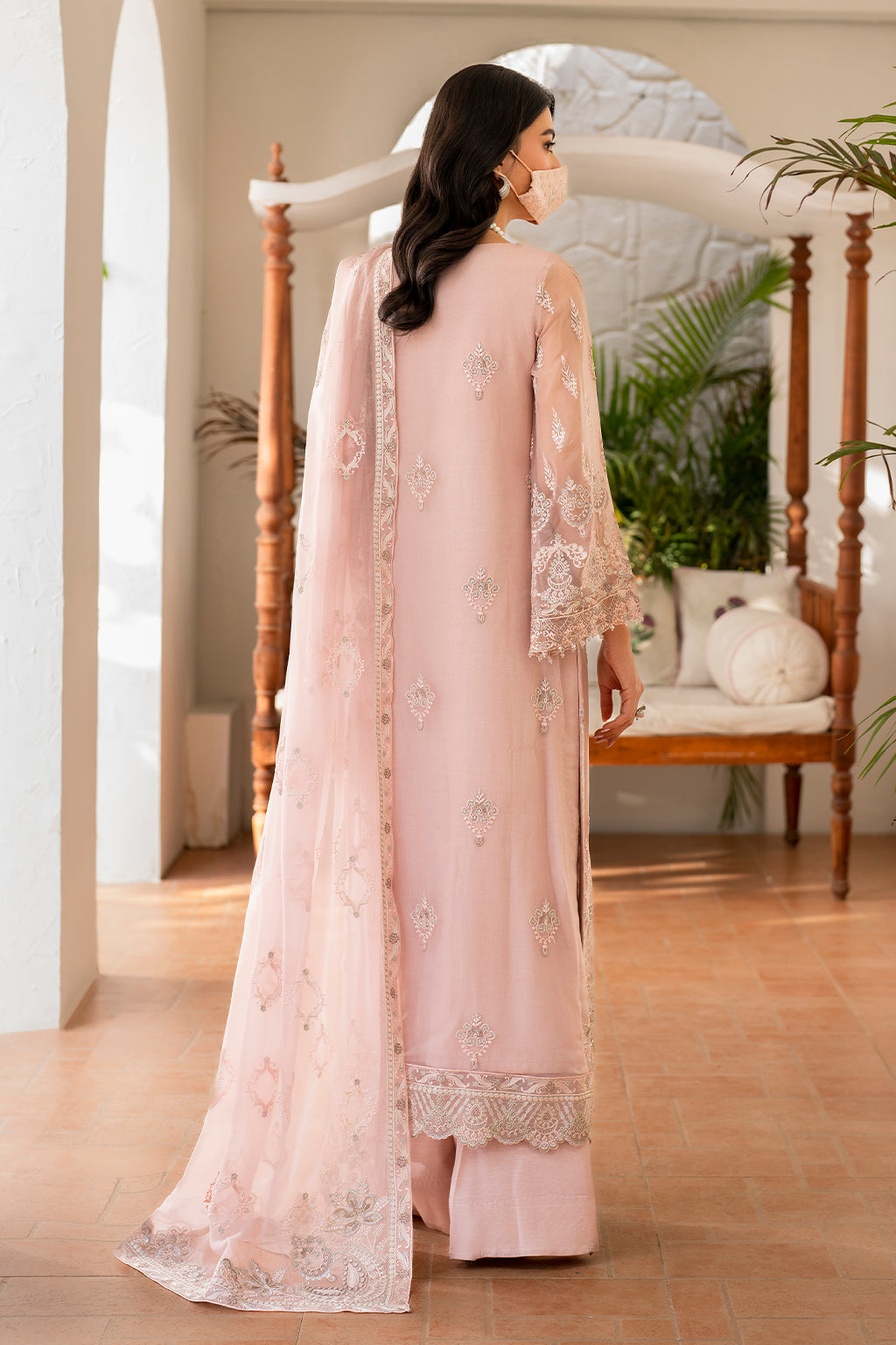 Flossie | Naqsh Formals | S-1403 (A) - House Of Hania