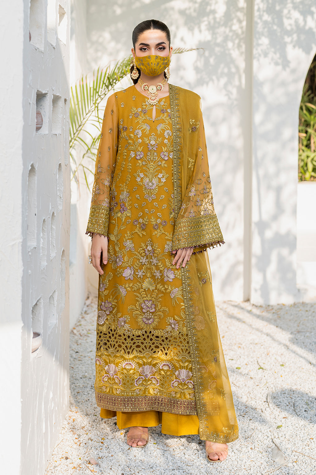 Flossie | Naqsh Formals | S-1404 (A) - House Of Hania