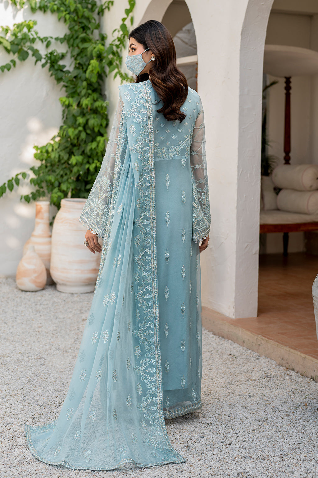 Flossie | Naqsh Formals | S-1405 (A) - House Of Hania