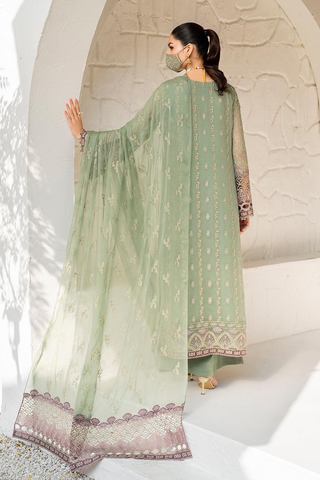 Flossie | Naqsh Formals | S-1406 - House Of Hania