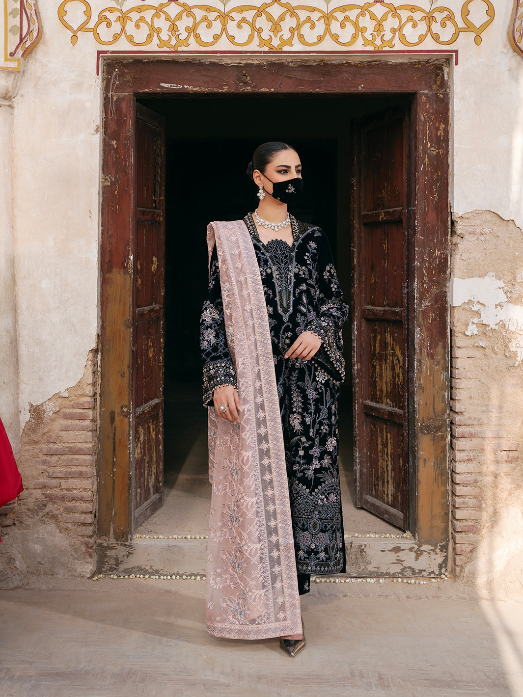 Flossie | Siara Velvet Formals | V-103 - A - House Of Hania