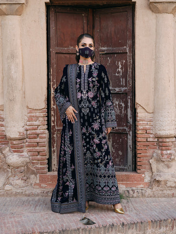 Flossie | Siara Velvet Formals | V-104 - A - House Of Hania