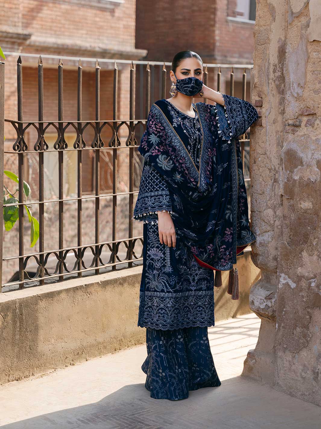 Flossie | Siara Velvet Formals | V-106 - A - House Of Hania